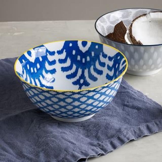Pad Printed Bowls - Ikat