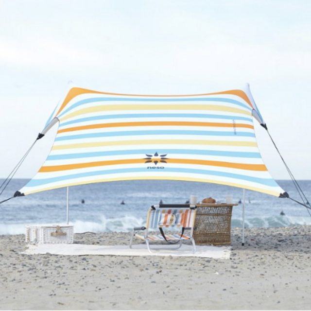 Grande Sunshade - Vintage Stripes Print