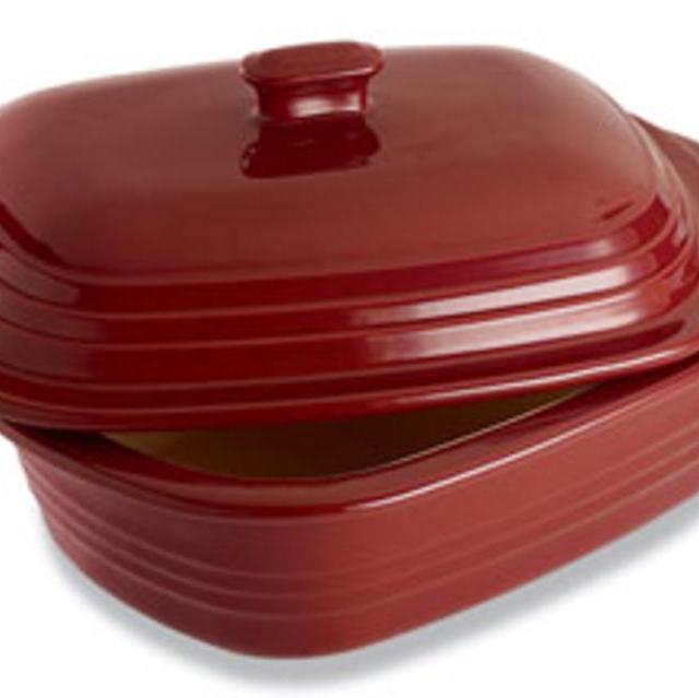 Stoneware Deep Covered Baker
