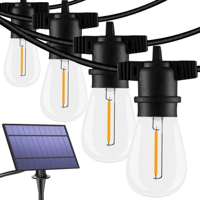 Solar powered lights for our garden