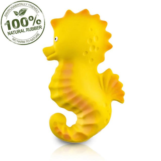 Pure Natural Rubber Baby Bath Toy - Nalu The Seahorse