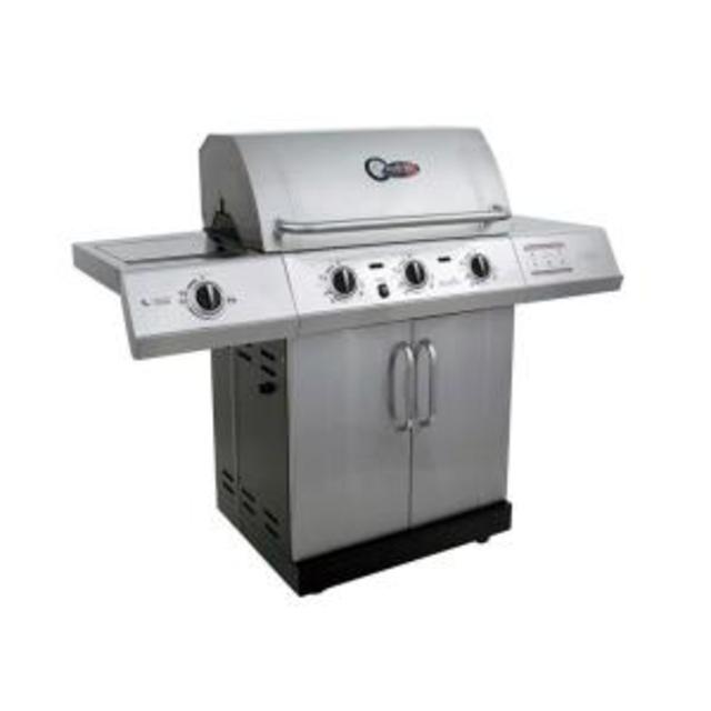 Char-Broil Gourmet 3-Burner TRU-Infrared Propane Gas Grill with Side Burner