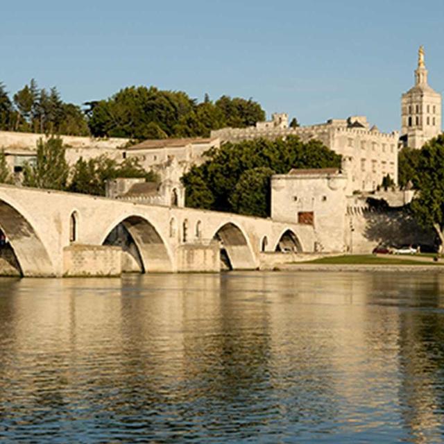 AVIGNON, PALACE OF THE POPES & LES BAUX; Provence (Marseille), France