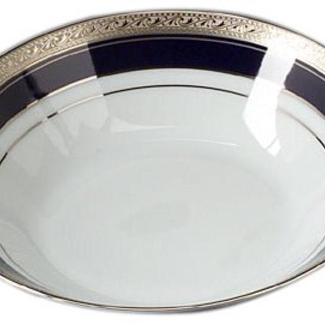 Noritake Crestwood Cobalt Platinum Soup Bowl