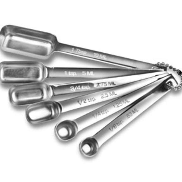 RSVP Endurance Stainless Steel Spice Measuring Spoon Set
