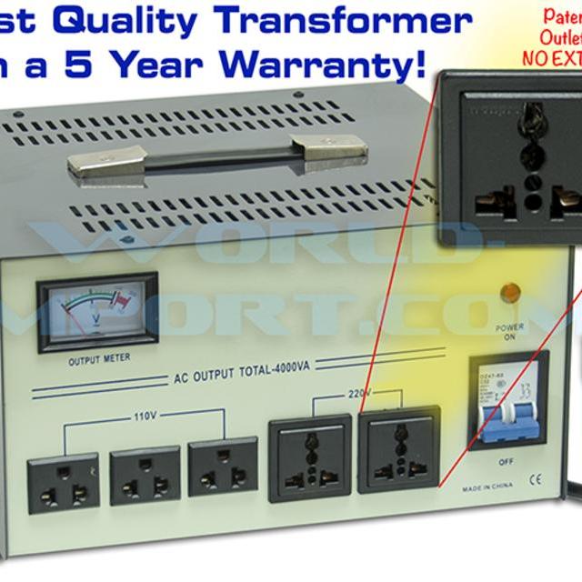 4000W Step UP/Down Voltage Transformer