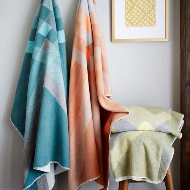 Bias Plaid Throws
