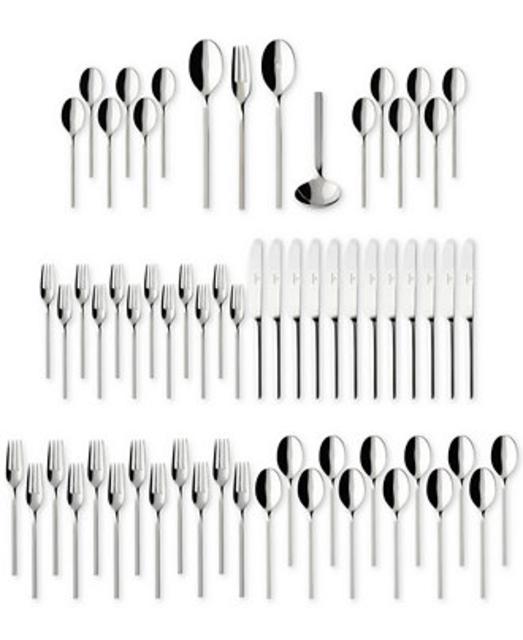 Villeroy & Boch Flatware 18/10, New Wave 64 Piece Set