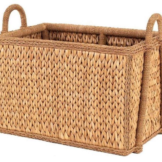 Sweater-Weave Square Basket, 21"