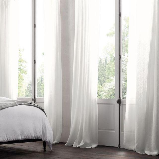 Belgian Sheer Linen Drapery