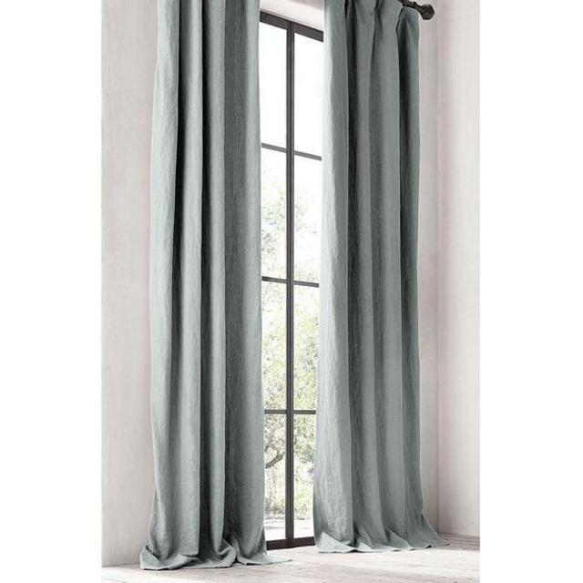 Washed Belgian Linen Drapery