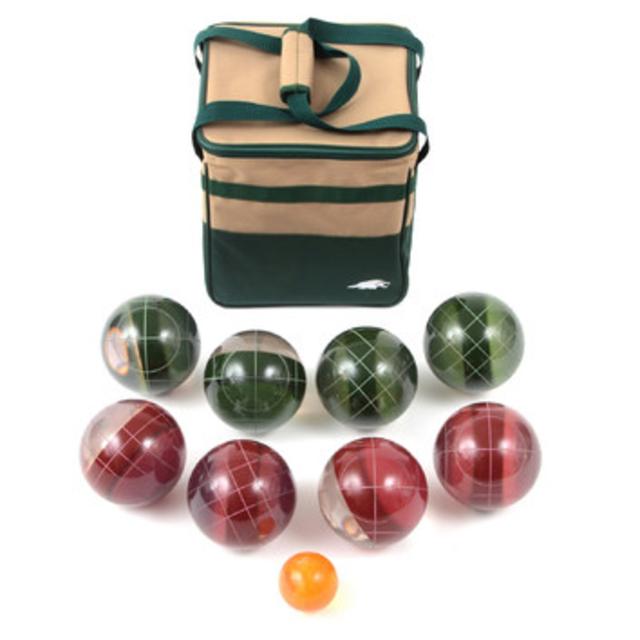 Clear 107 MM Tournament Resin Bocce Set                        by                    Lion Sports