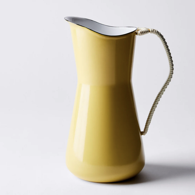 Købenstyle Wrapped Handle Water Pitcher, Yellow