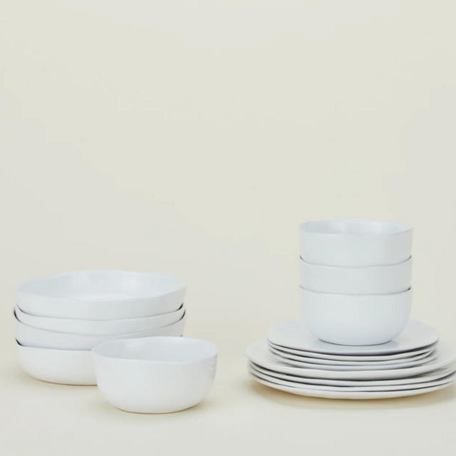 Organic Dinnerware, 16 Piece Set