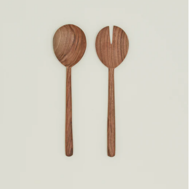 Organic Walnut Serving Set