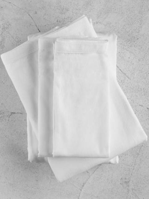 Matteo Vintage Cotton Sheet Set in White
