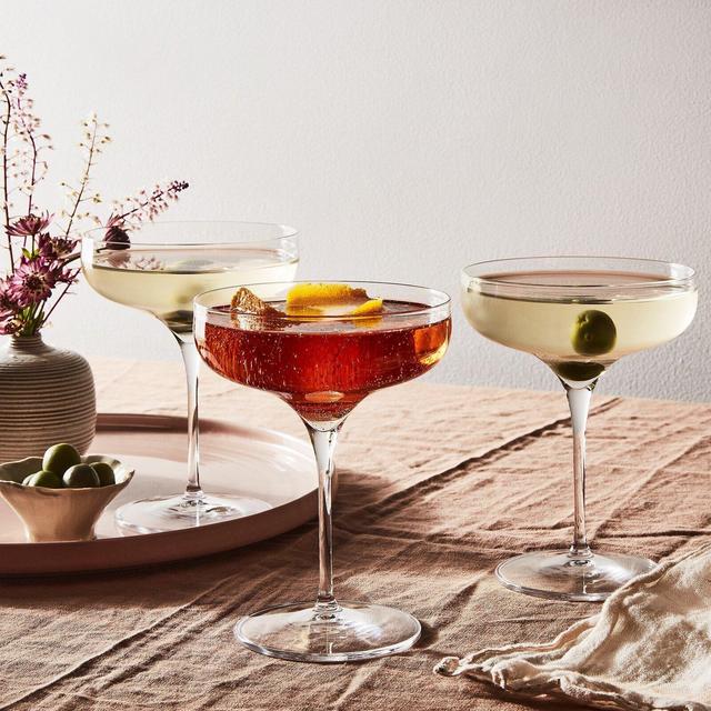 Luigi Bormioli Vinea Cocktail Coupe Glasses (Set of 4)