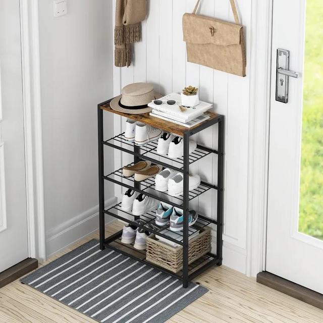 12 Pair Shoe Rack