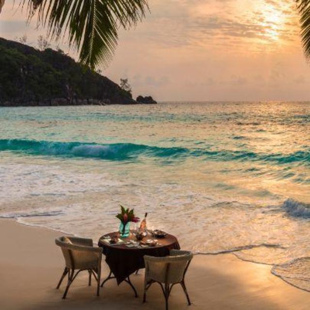 Private Dinner on the Beach in the Seychelles