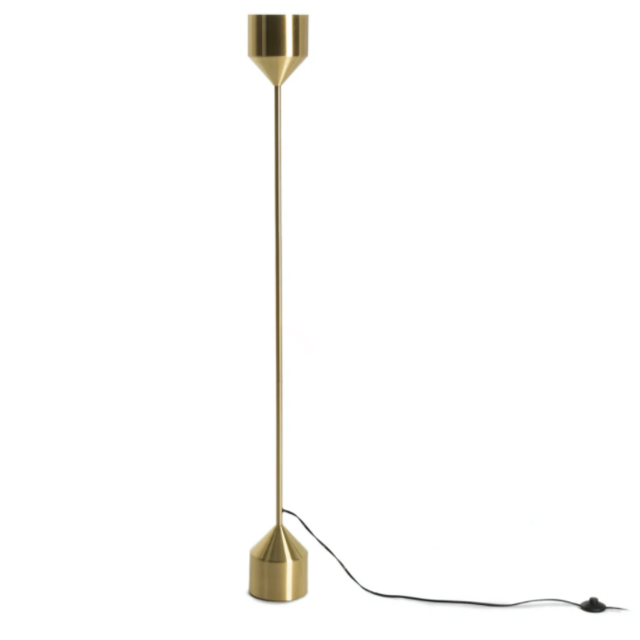 Barbell Brass Floor Lamp | Article