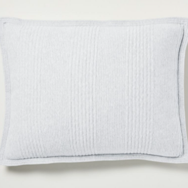 Cotton Cloud Jersey Duvet, Full/Queen, Set of 2 Shams, Light Heather Gray