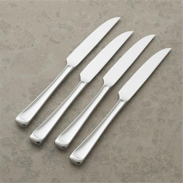 Set of 4 Scoop Steak Knives