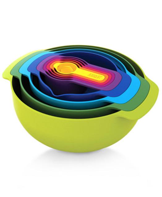 Set of 9 Nesting Mixing Bowls