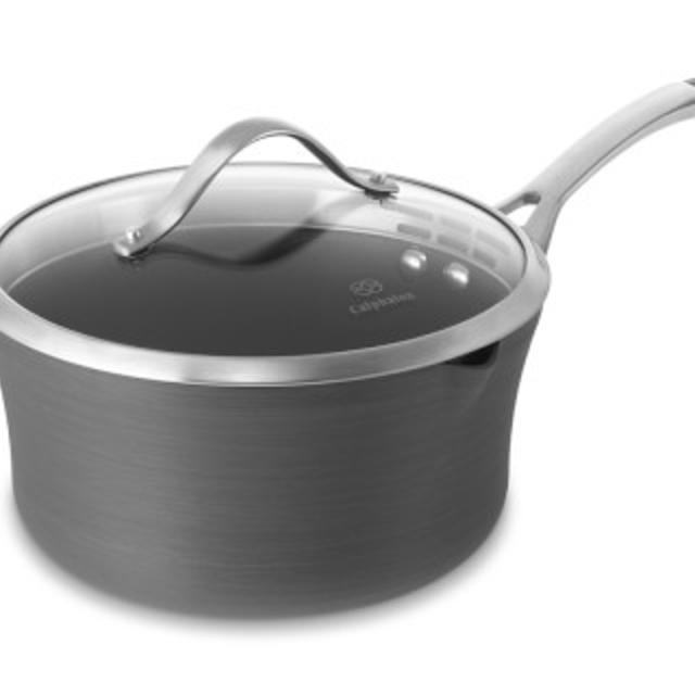 Calphalon Contemporary Nonstick Saucepan with Pour & Strain Spout, 3 1/2-Qt.
