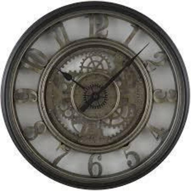 Better Homes and Gardens 20" Gear Wall Clock