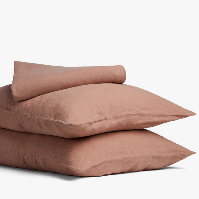Linen Sheet Set — CLAY