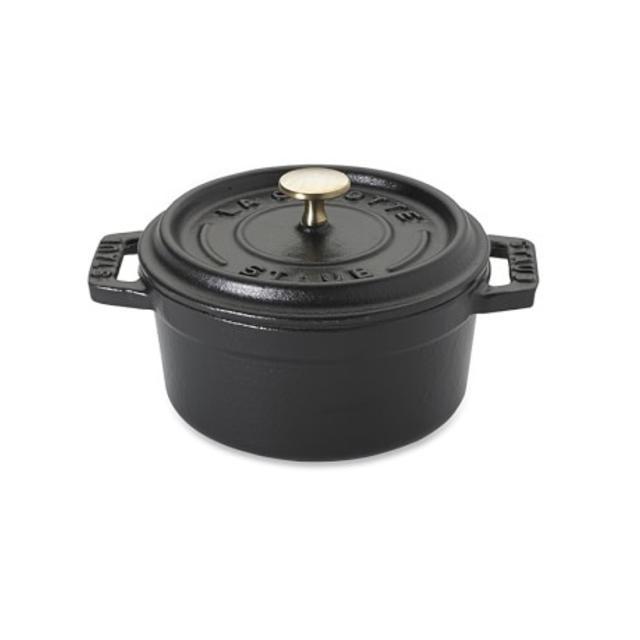 Staub Cast-Iron Mini Cocotte, Matte Black