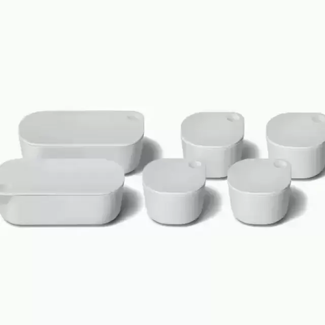 Caraway Dot Dash Containers Set