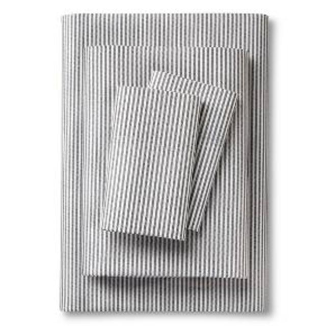 Threshold™ Percale Queen Sheet Set - Navy