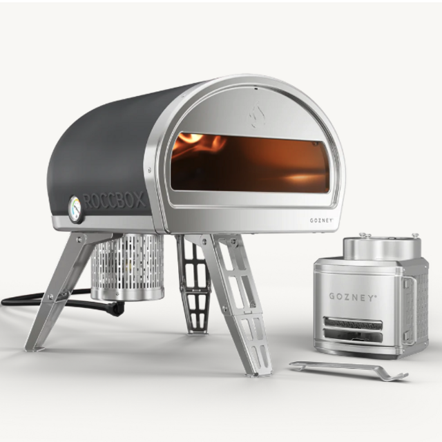 Dual fuel portable pizza oven