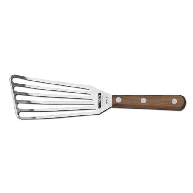 Victorinox 3-Inch by 6-Inch Chef's Slotted Fish Turner, Walnut Handle