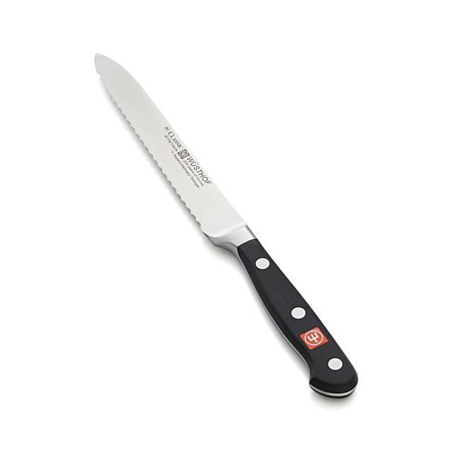 Wüsthof ® Classic 5" Serrated Utility Knife