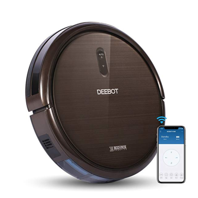 ECOVACS DEEBOT N79S Robot Vacuum Cleaner with Max Power Suction, Alexa Connectivity, App Controls, Self-Charging for Hard Surface Floors & Thin Carpets