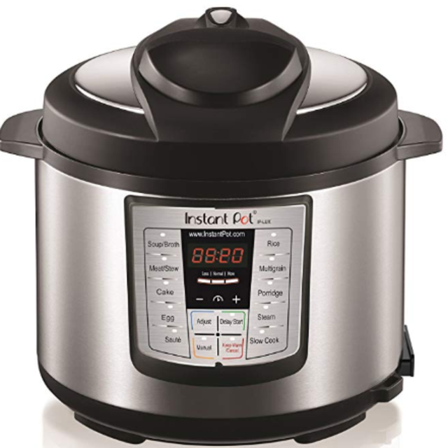 Instant Pot LUX60V3 V3 6 Qt 6-in-1 Multi-Use Programmable Pressure Cooker, Slow Cooker, Rice Cooker, Sauté, Steamer, and Warmer