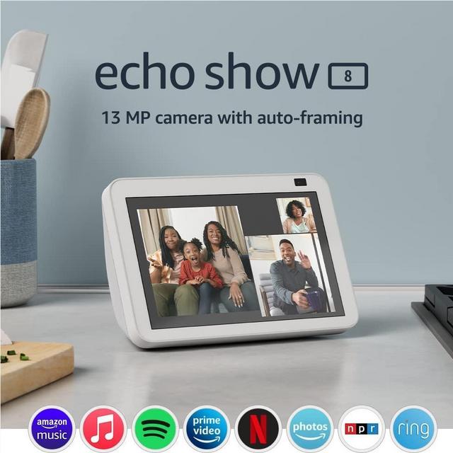 Alexa Echo Show 8 Glacier White