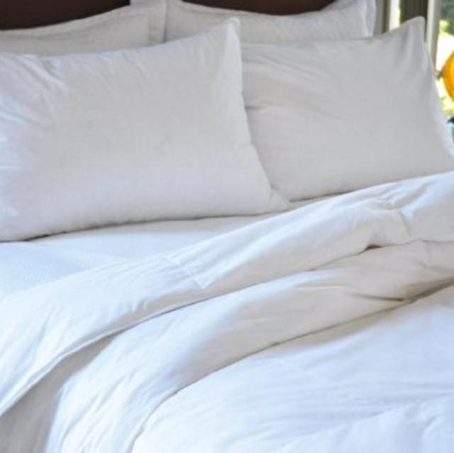 Classic White Goose Down Feather Comforter, King