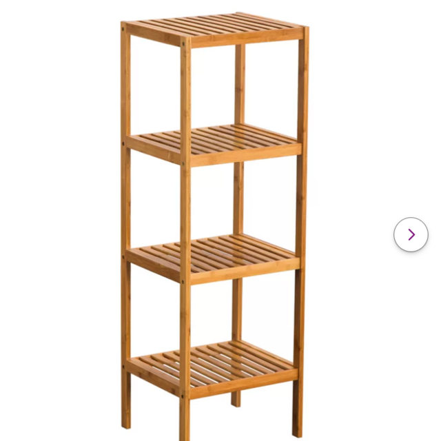 Lundon 14.57'' W x 43.31'' H x 13'' D Solid Wood Free-Standing Bathroom Shelves