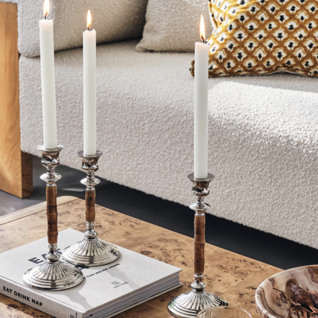 Cheswell Candle Holders, Large