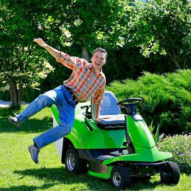 we need a riding lawnmower now lol