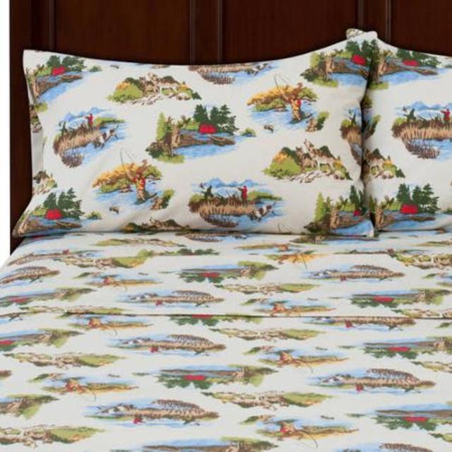 Mainstays Flannel Bedding Sheet Set-Queen