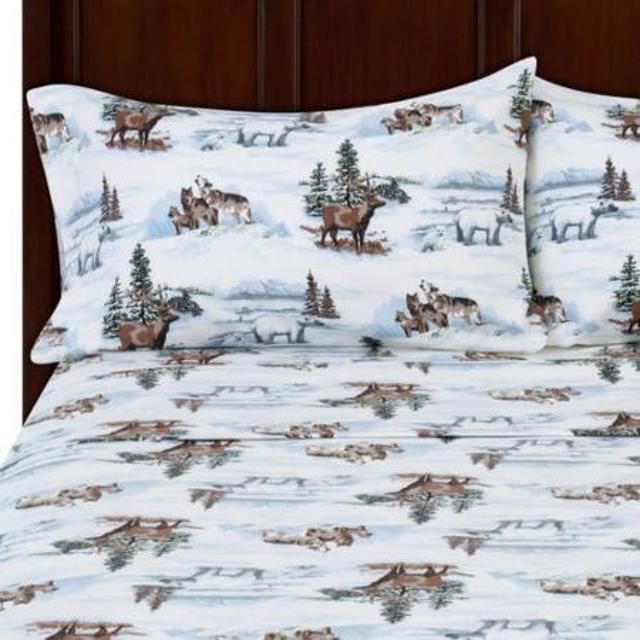 Mainstays Flannel Bedding Sheet Set-Queen