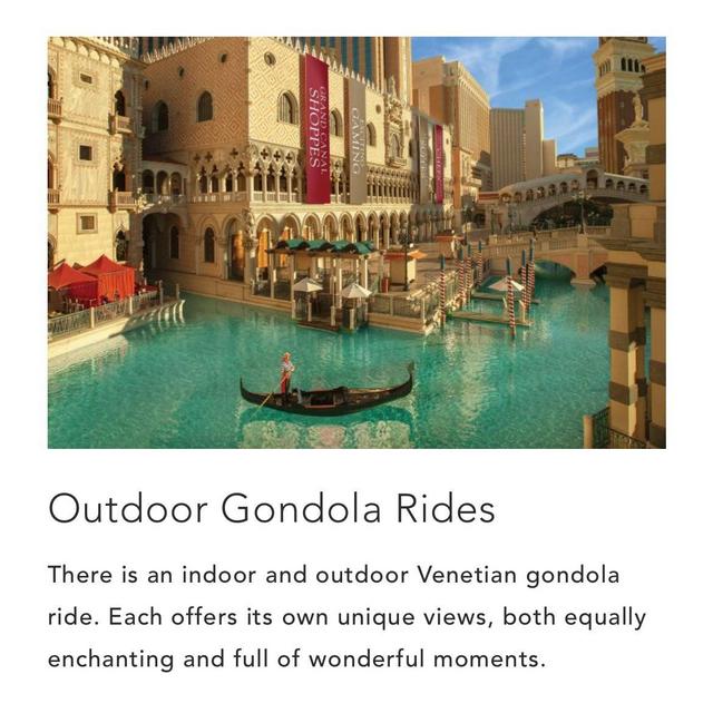 Venetian Gondola Ride for 2 w/ photos