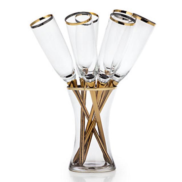 Salud Toasting Flutes - Set of 6 | Host &amp; Hostess Gifts | Gifts | Z Gallerie