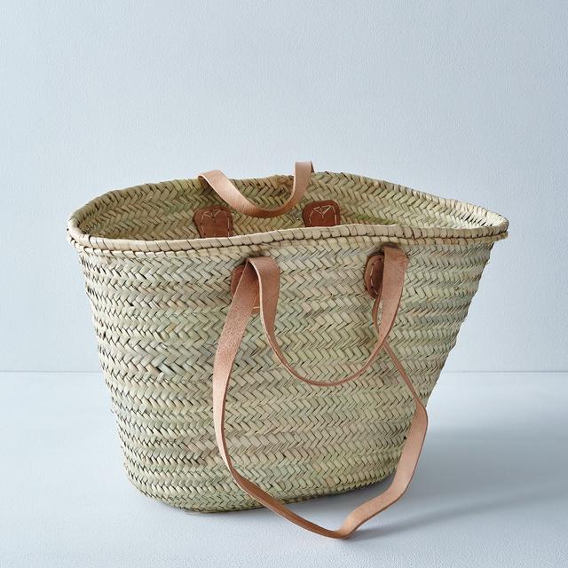 French Market Basket with Double Handles