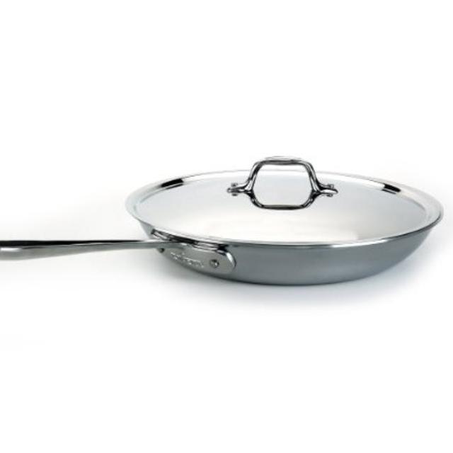 All-Clad 51125 All Clad Stainless-Steel 12-Inch Fry Pan with Lid