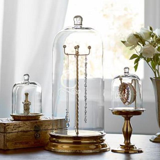 Glass Cloche Jewelry Storage (medium)